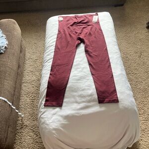 NWT Shapermint Burgundy Leggings size 4XL